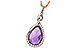 H234-72089: NECK 3.91 AMETHYST 4.10 TGW