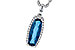 H235-62007: NECK 1.58 LONDON BLUE TOPAZ 1.70 TGW