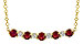 H235-62916: NECK .58 TW RUBY .70 TGW