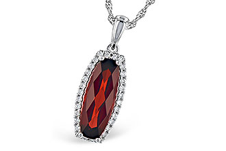 H318-29343: NECK 1.75 GARNET 1.87 TGW