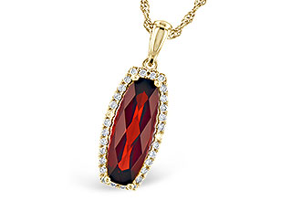 H318-29343: NECK 1.75 GARNET 1.87 TGW