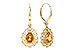 H319-21171: EARR .74 TW CITRINE .90 TGW