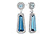 H319-22062: EARR 2.28 TW BLUE TOPAZ 2.54 TGW