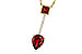 H320-11107: NECKLACE 2.15 GARNET 2.20 TGW