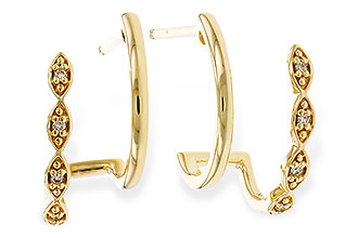 H320-12925: EARRINGS .03 TW