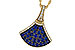 H320-12998: NECKLACE .71 TW SAPPHIRE .85 TGW
