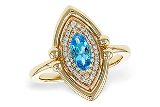 H320-17480: LDS RG .54 BLUE TOPAZ .70 TGW (8x4MM BT)