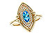 H320-17480: LDS RG .54 BLUE TOPAZ .70 TGW (8x4MM BT)