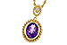 H320-17489: NECKLACE 1.38 AMETHYST 1.40 TGW (9x7MM AMY)