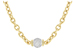 K229-25652: NECKLACE 1.27 TW (17.25 INCHES)