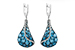 K232-86571: EARR 6.86 BLUE TOPAZ 7.05 TGW