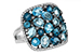 K232-86580: LDS RG 3.67 BLUE TOPAZ 3.94 TGW