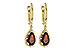 K234-67534: EARR 1.82 GARNET TW
