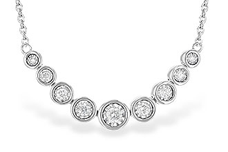 K235-59298: NECKLACE .25 TW (18")