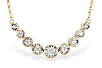 K235-59298: NECKLACE .25 TW (18")
