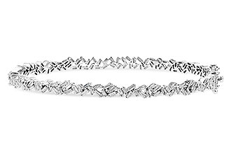 K318-28416: BANGLE .84 TW BAGUETTE DIAS