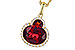 K318-34807: NECK 3.02 TW GARNET 3.16 TGW