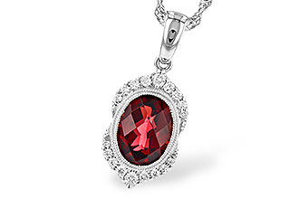 K319-18380: NECK 2.10 GARNET 2.24 TGW