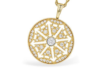 K319-18425: NECKLACE .38 TW