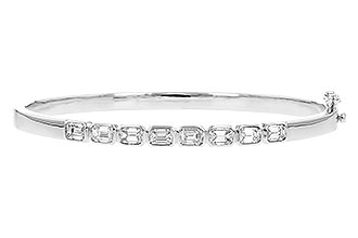 K319-21143: BANGLE 2.00 TW EMERALD CUTS