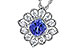 K319-21180: NECK .98 TANZANITE 1.24 TGW (6MM TANZ)