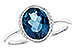 K319-22071: LDS RG 1.90 TW LONDON BLUE TOPAZ 1.93 TGW(9x7 LBT)