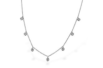 K319-25680: NECKLACE .32 TW (18")