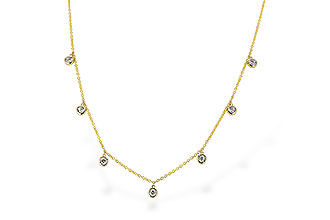 K319-25680: NECKLACE .32 TW (18")