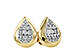 K319-26571: EARRINGS .09 BAG .18 TW