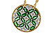 K320-11180: NECK 1.02 EMERALD TW 1.32 TGW