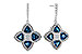 K320-13834: EARRINGS 1.73 LONDON BLUE TOPAZ 1.82 TGW