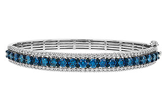 K320-13880: BANGLE 4.05 BLUE DIAS 5.50 TW