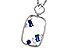 K320-14771: NECKLACE .35 TW SAPPHIRE .46 TGW