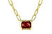 K320-14798: NECKLACE 1.45 GARNET (18")