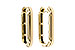 K320-14816: GOLD EARRINGS (18MM)