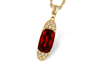 K320-15652: NECK 2.45 GARNET 2.55 TGW