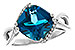 K320-15689: LDS RG 4.42 LONDON BLUE TOPAZ 4.50 TGW (10MM LBT)