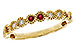 K320-15707: LDS WED RG .16 TW RUBY .25 TGW