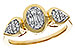 K320-17525: LDS DIA RG .07 TW BAGUETTE .17 TW