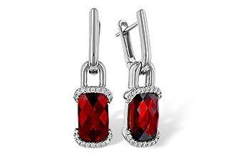 K321-00216: EARR 4.65 TW GARNET 4.80 TGW (10x6MM GAR)