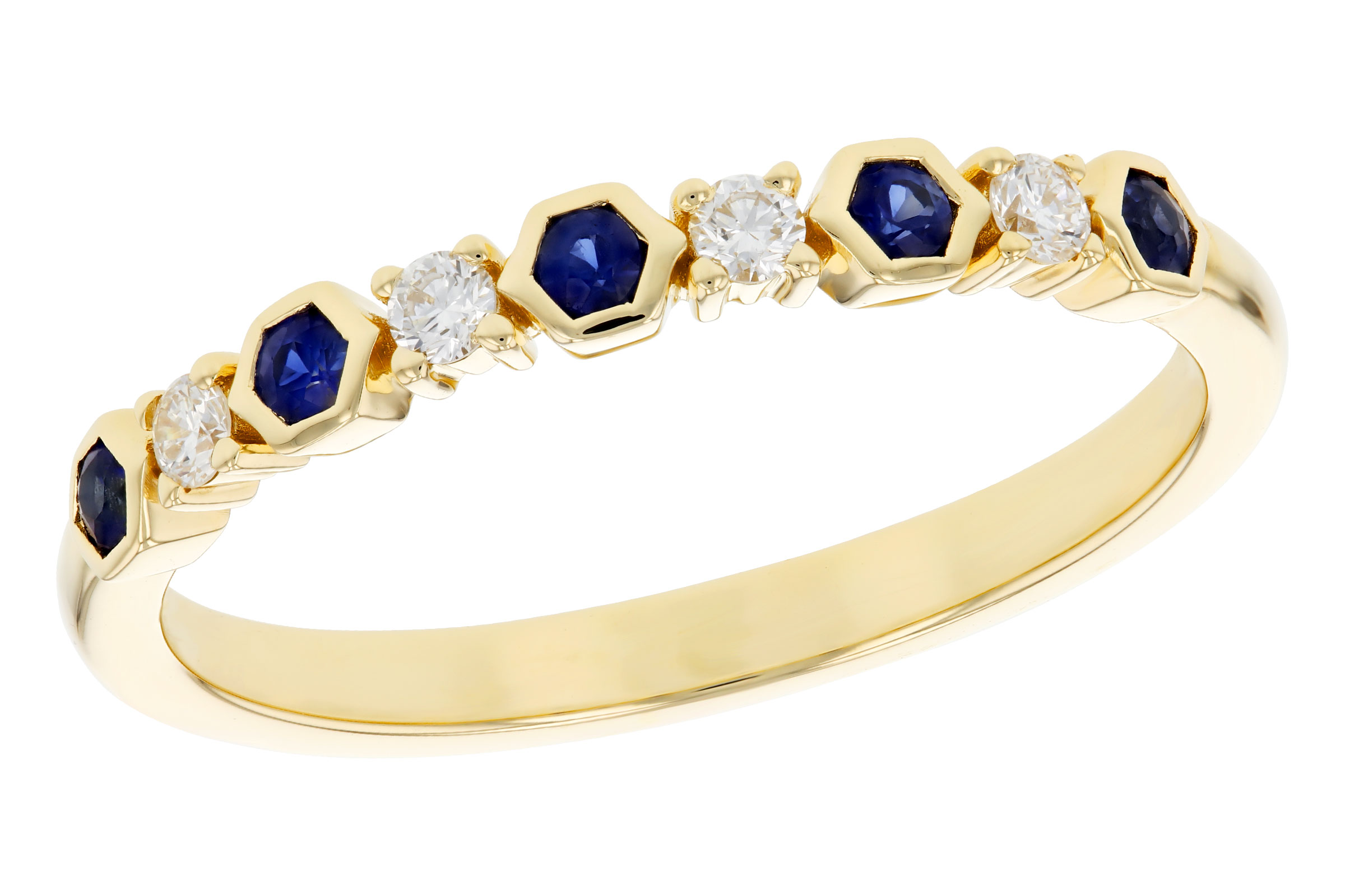 K321-02952: LDS WED RG .14 TW SAPPHIRE .24 TGW