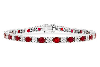 L045-55698: BRACELET 7.10 RUBY 7.92 TGW