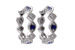 L046-45643: EARRINGS .20 SAPP .25 TGW