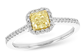 L233-77507: LDR .67 LGT FANCY YELL DIA .86 TW (EGL D14042811)