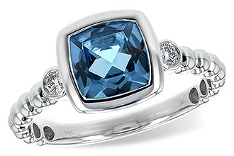 L234-65698: LDS RG 1.57 BLUE TOPAZ 1.65 TGW
