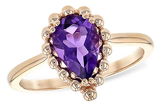 L234-67525: LDS RING 1.06 CT AMETHYST