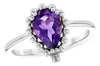 L234-67525: LDS RING 1.06 CT AMETHYST