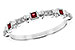 L235-62043: LDS WED RG .09 RUBY .14 TGW