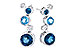 L318-33898: EARR 2.27 BLUE TOPAZ 2.40 TGW