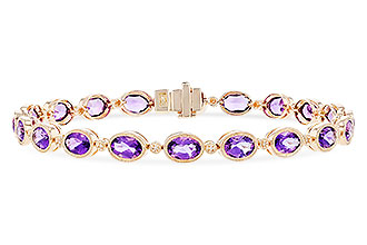 L319-20252: BRACELET 6.86 TW AMETHYST 6.90 TGW